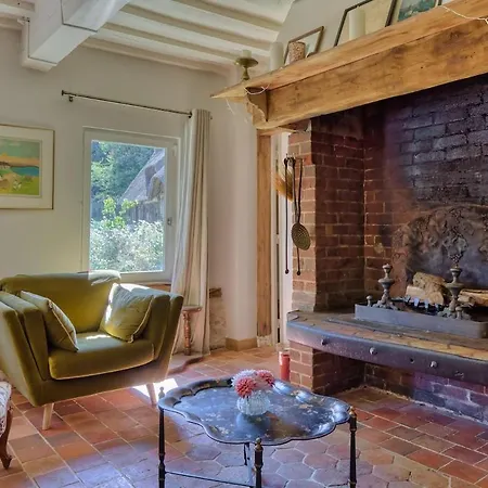 Prázdninový dům Les Chaumieres Du Manoir - Maison D'exception Avec Jardin - Wandrille *