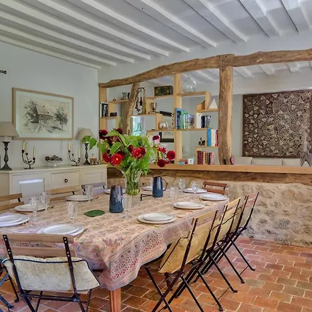 Dom wakacyjny Les Chaumieres Du Manoir - Maison D'exception Avec Jardin - Wandrille *