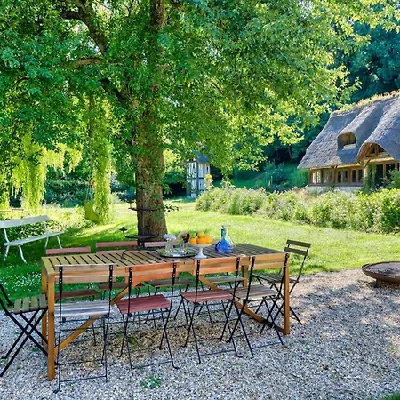 Dom wakacyjny Les Chaumieres Du Manoir - Maison D'exception Avec Jardin - Wandrille *