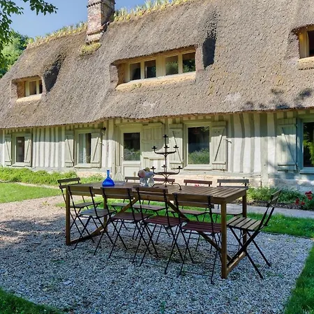 Les Chaumieres Du Manoir - Maison D'exception Avec Jardin - Wandrille